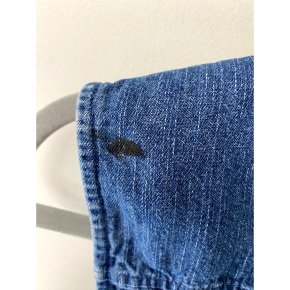 Vintage Y2K Christopher & Banks Festival/Boho Embroidered Denim Vest Women's M - Picture 8 of 8